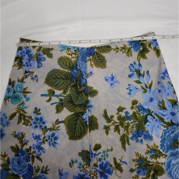 ABANDON SHIP‎ skirt textured tapestry floral rose midi XS - Picture 11 of 12